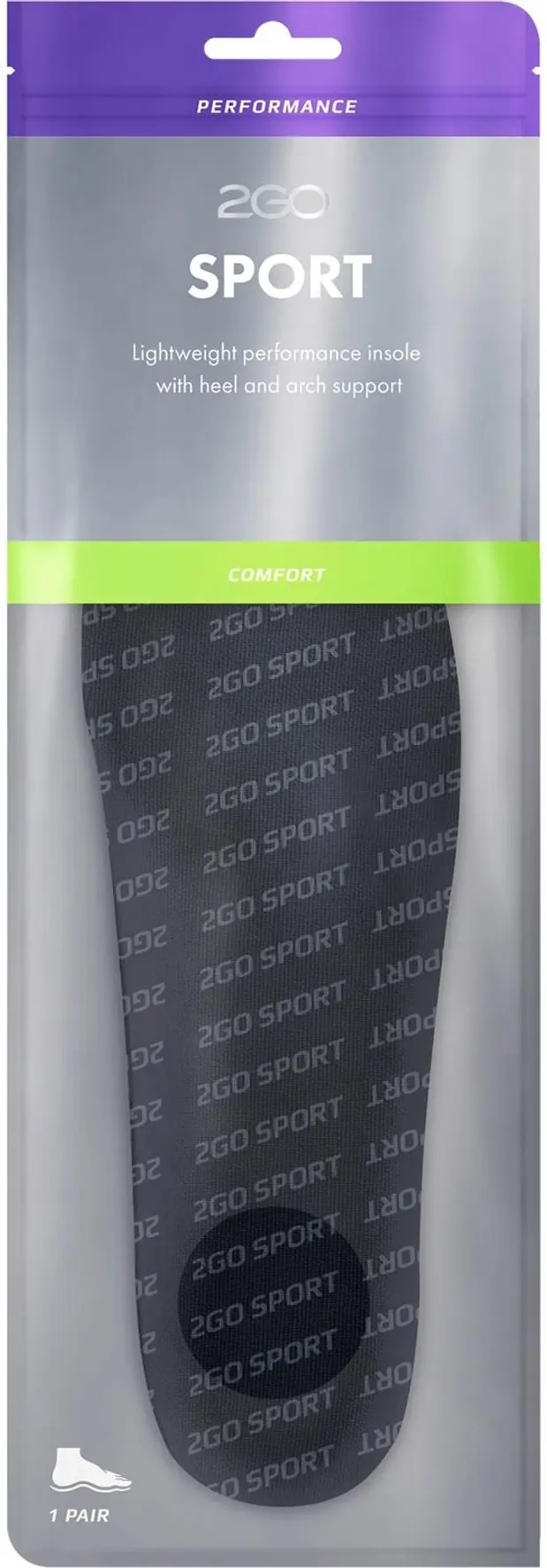 2GO Sport kevytmuotopohjallinen vapaa-ajankenkiin 46/47