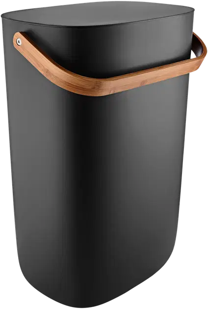 Poubelle de salle de bain BANO/ Bambou Noir / Ekobo