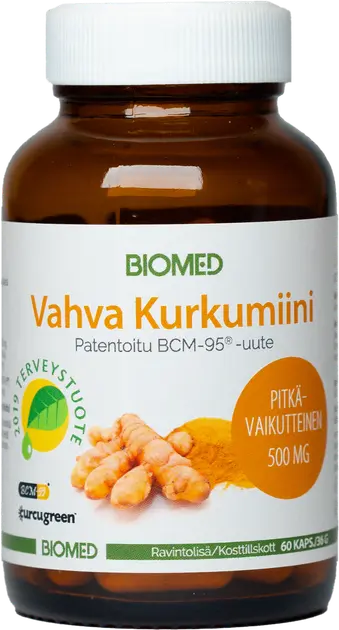Biomed Vahva Kurkumiini BCM-95®-uute 60 kaps. | Sokos verkkokauppa