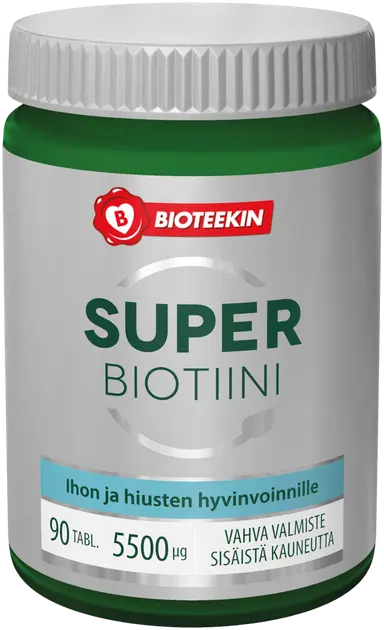 Bioteekin Super Biotiini ravintolisä 90 tabl. | Sokos verkkokauppa