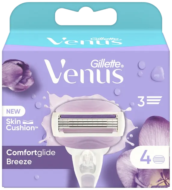 Gillette Venus Comfortglide Breeze 4kpl terä | Sokos verkkokauppa