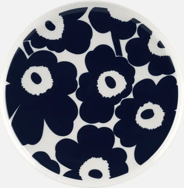 Marimekko Oiva Unikko lautanen 25 cm | Sokos verkkokauppa