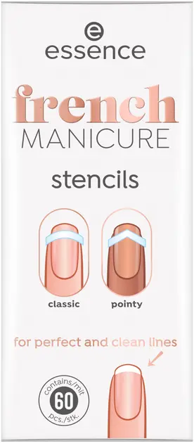 Essence French Manicure Stencils 01