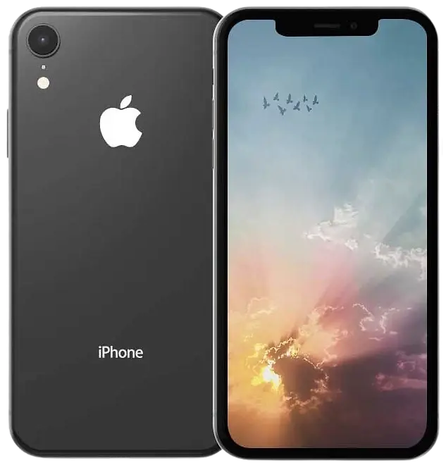 Apple iPhone XR 64GB Älypuhelin Black, tehdashuollettu, käytetty puhelin