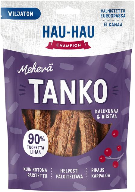 Hau-Hau Champion Mehevä Tanko Kalkkunaa & Riistaa herkku 140 g