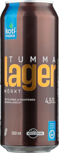 Kotimaista Tumma Lager 4,5% 0,5L olut