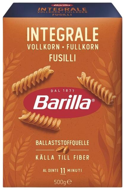 Barilla pasta Fusilli täistera, 500g