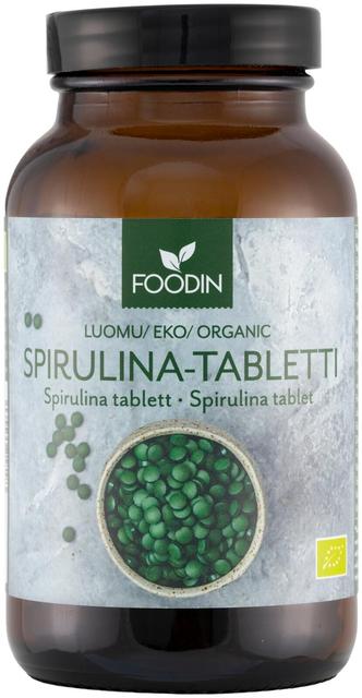 Foodin Spirulina-tabletit luomu 110g