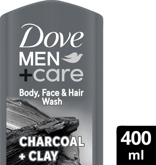 Dove Men+Care  Charcoal & Clay Suihkusaippua  Miehille   400 ml