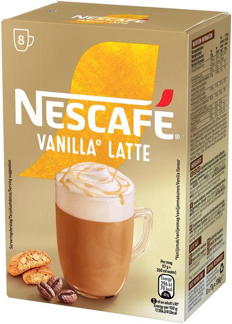 Nescafé Vanilla Latte 136g erikoispikakahvi