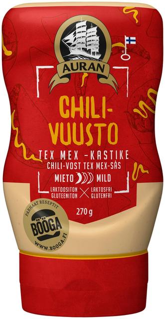 Auran Chili-vuusto tex mex -kastike 270g