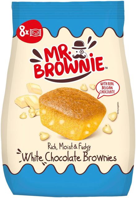 Mr. Brownie White Chocolate Brownies 200g