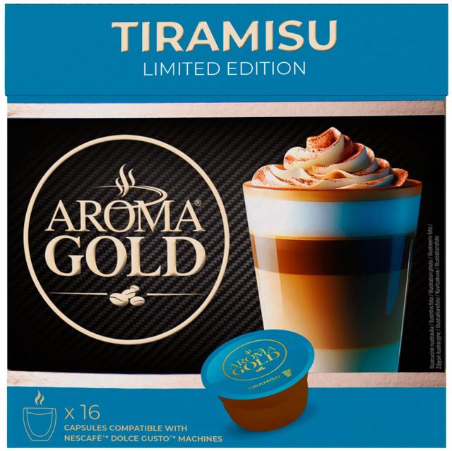 AROMA GOLD Tiramisu DG PODS X 16 256g