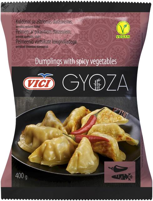 Gyoza pelmeenid vürtsikate köögiviljadega 400 g