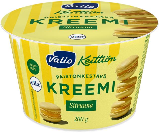 Valio Keittiön sitruunakreemi 200 g laktoositon