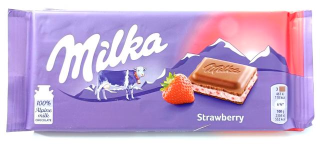 Milka piimašokolaad Strawberry 100 g