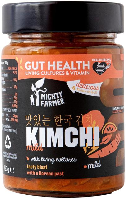 Mighty Farmer Mieto Kimchi - fermentoitu kiinankaali 320g