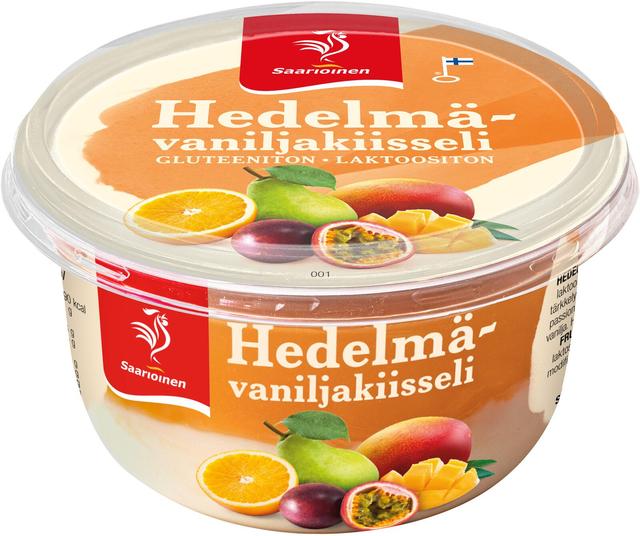Saarioinen Hedelmä-vaniljakiisseli 175g