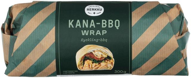 Herkku kana-BBQ wrap 300 g