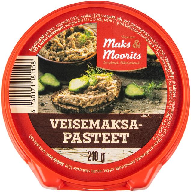 Veisemaksapasteet 210 g