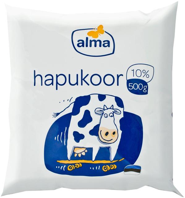 Alma hapukoor 10% 500g