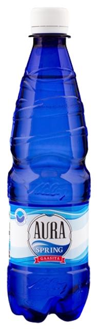 Aura Spring gaasita vesi, 500 ml