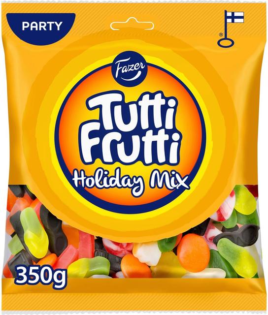 Fazer Tutti Frutti Holiday Mix karkkipussi 350g