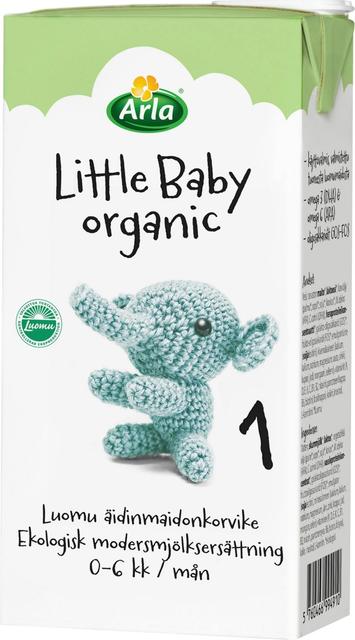 Arla Little Baby 1 500 ml Luomu maitopohjainen äidinmaidonkorvike UHT käyttövalmis