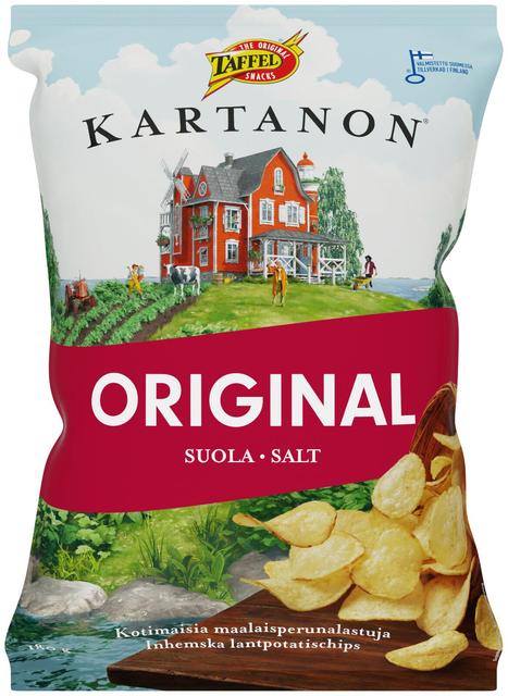 Taffel Kartanon original suolattu sipsi 180g