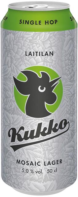 Laitilan Kukko Mosaic Lager 5,0% 0,5L single hop olut