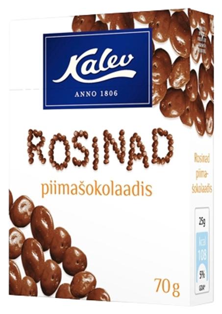 Nurr krõbinad rosinad piimašokolaadis 70g