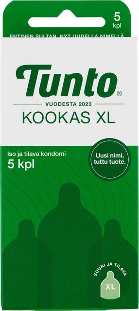 Tunto Kookas XL kondomi 5kpl