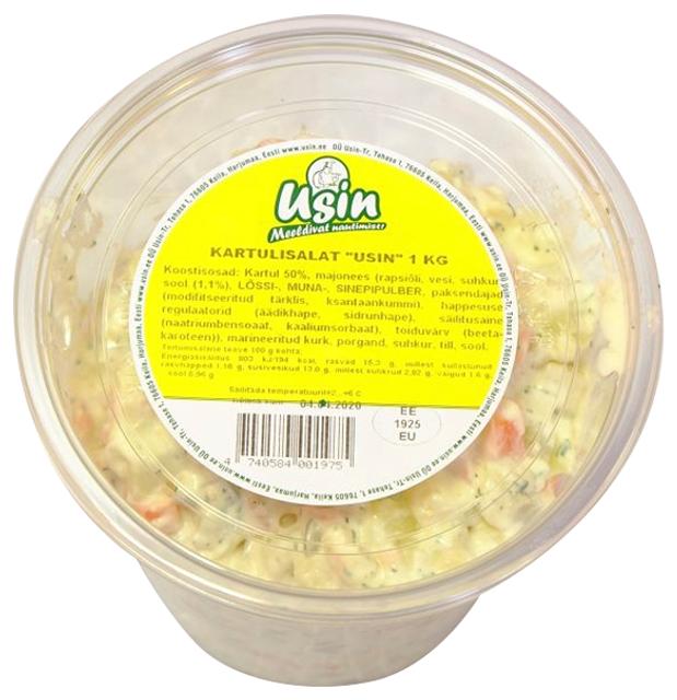 Kartulisalat usin 1  kg