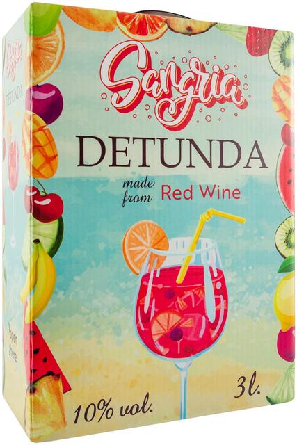 Detunda Sangria aromatiseeritud veinijook 10%vol 3L