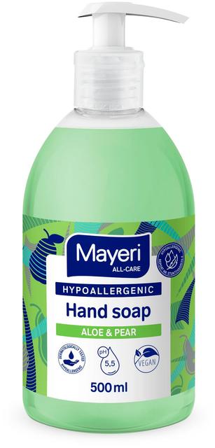 Mayeri All-Care Hypoallergenic nestesaippua Aloe&Pear 500ml