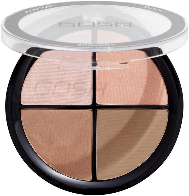 Gosh Contour'n Strobe Kit 001 Light -kasvomeikkipaletti 20g