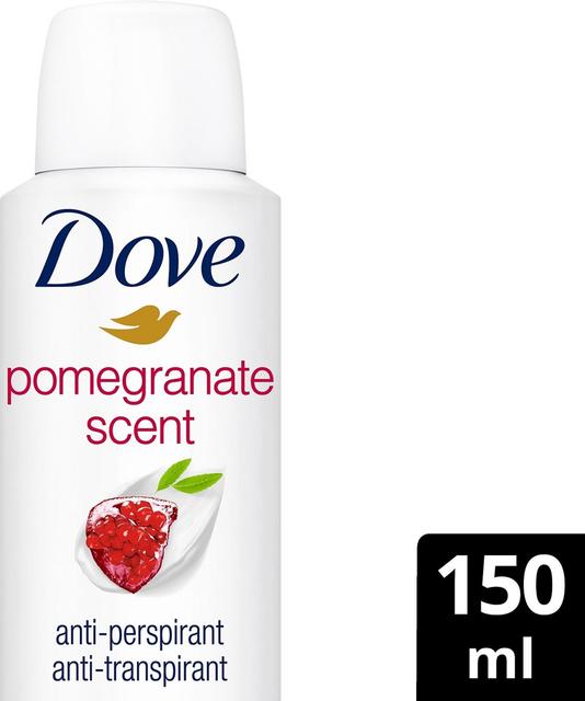Dove 48h Pomegranate Antiperspirantti Deodorantti Spray  mukana kosteusvoide   150 ml