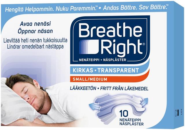 Breathe Right nenäteippi 10 kpl