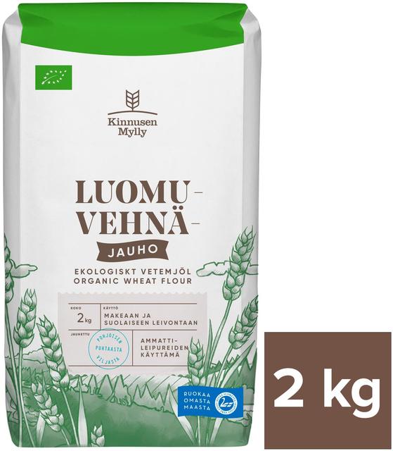 Kinnusen mylly ökoloogiline nisujahu 2 kg