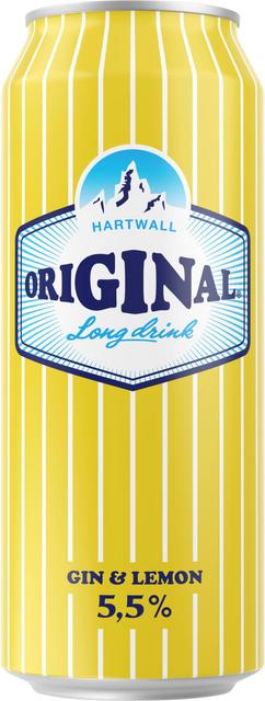 Hartwall Original Long Drink Lemon 5,5% 0,5 l