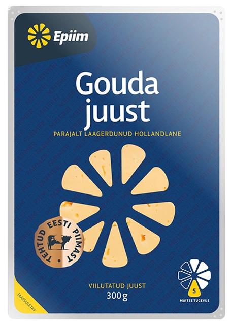 Juust Gouda, viilutatud, 300g