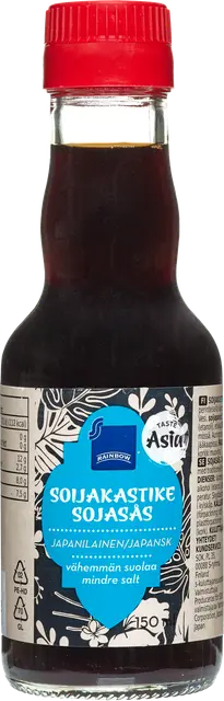 Rainbow 150ml japanilainen soijakastike vähemmän suolaa