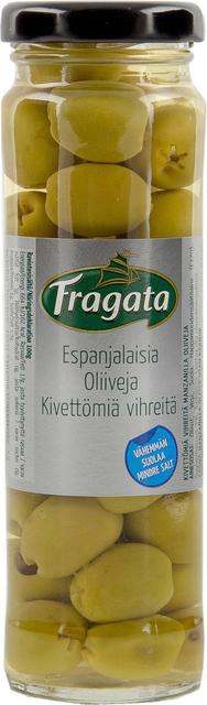 Fragata vähäsuolainen vihreä oliivi 142/70g