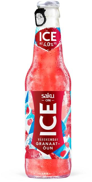 Saku On Ice Granaatõuna õlu 4%vol 330ml