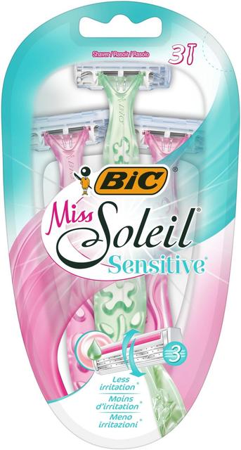 BIC varsiterä Miss Soleil Sensitive 3-pack