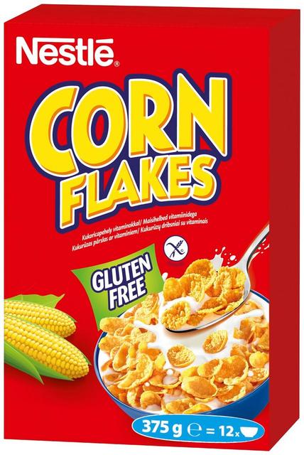 Hommikusöögihelbed corn flakes 375g gluten free