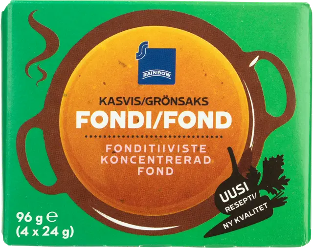 Rainbow 96g kasvisfondi 4x24g