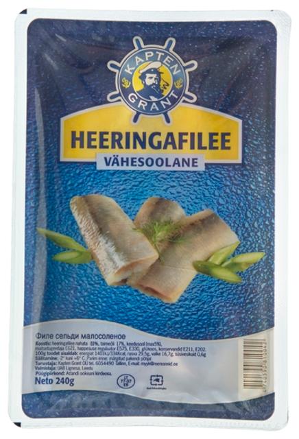 Heeringafilee, vähesoolane 240 g