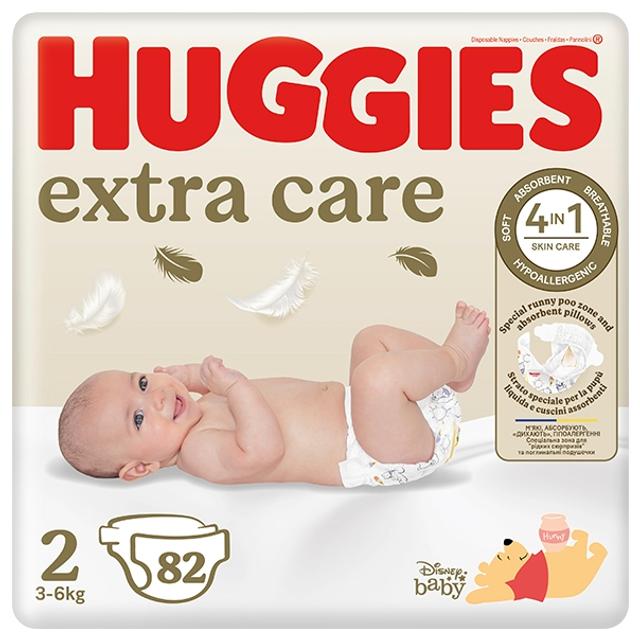 Huggies mähkmed Extra Care 2 3-6kg 82tk