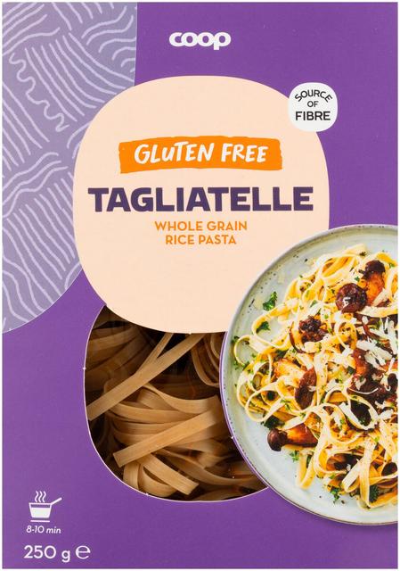 Coop Tagliatelle pasta täysjyväriisistä gluteeniton 250 g